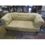 A late Victorian button back Chesterfield, 72cm h x 167cm w Location: