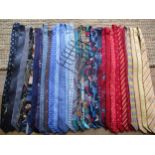 A collection of gents ties, mainly silk examples (32 in total), to include Lorenzo Ludovicci,