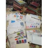 A quantity of franked and First Day Covers together with a small quantity of vintage books to