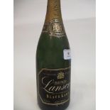 A single bottle of Lanson Black Label Champagne, 75cl