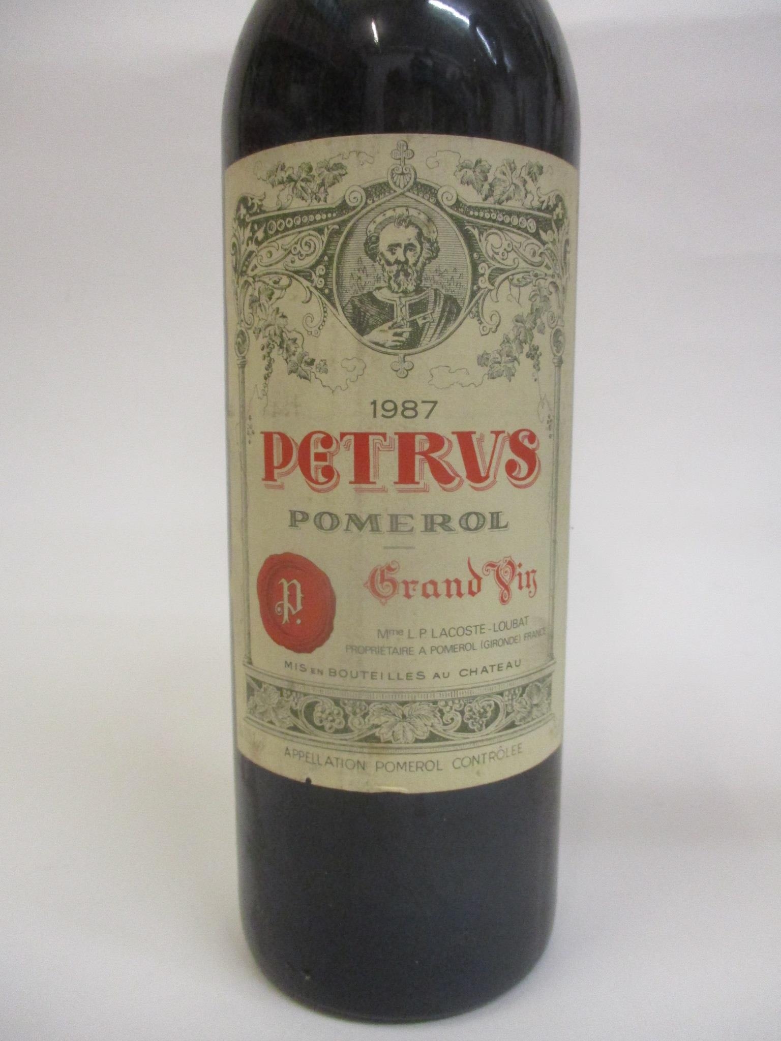One bottle of Petrus Pomerol Grand Vin, 1987, 75cl - Image 2 of 3