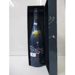 A single bottle of Taittinger 1982 Champagne