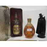 A bottle of Chivas Regal blended scotch whisky in presentation tin, 75cl, a bottle of Dimple Haig
