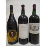 Three magnum bottles of wine to include Chateau Marbuzet 2004 and 1994 Rioja