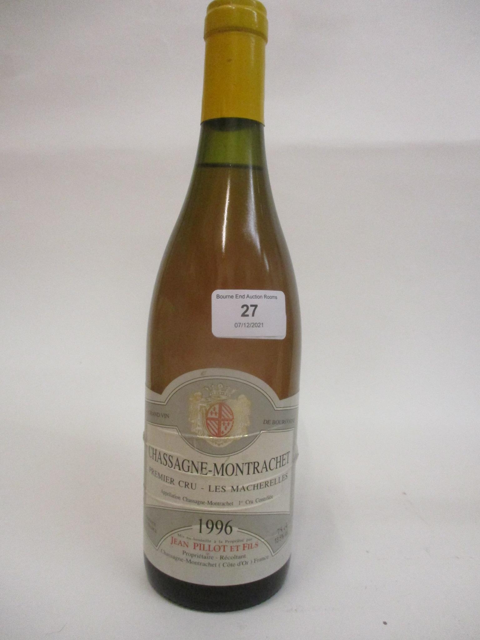 One bottle Chassagne - Montrachet Les Macherelles 1996, 75cl - Image 2 of 2