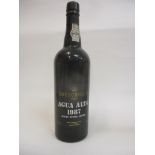 One bottle of Churchill Port Agua Alta, 1987 Vintage, 75cl