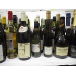 Sixty one mixed bottles of wine to include Fleurie, and Lanson Champagne