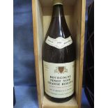 Four bottles of wine to include Chateau Villepreux Bordeaux, La Gurgue 1985 Margaux, Pinot Noir
