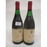Two bottles 1971 Brouilly Domaine Champier