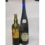 One bottle of Cutty Sark Antique Gold, scotch whisky, 1ltre and one bottle of Kabinett, Nahe,
