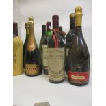 A selection of ten mixed bottles to include Grave del Friuli Merlot, 1986 and Piper Heidsieck