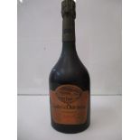 A single bottle of Taittinger Rose - Comtes de Champagne, date 1975, 75cl