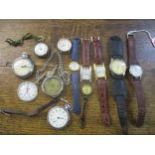 A HY Moser mechanical braille wristwatch, a Rulo 15-jewel ladies wristwatch, and various other