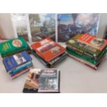 Railway related items to include prints 1960's and later model railway magazines, DVD's and books
