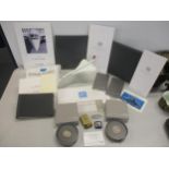 A selection of Concorde memorabilia to include two boxed coaster sets with silver inset plaques,