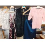 Mixed ladies clothing, various sizes, to include a modern Biba pink knitted cardigan and a modern