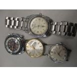 Four gents wristwatches to include a Rotary Super 41 Rotomatic