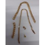 Two gold chains, A/F one marked 750 and the other having rubbed marks, total weight 15.3g, Location: