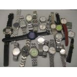 Mixed wristwatches to include a Citizen Eco-Drive, Accurist, Rotary and others