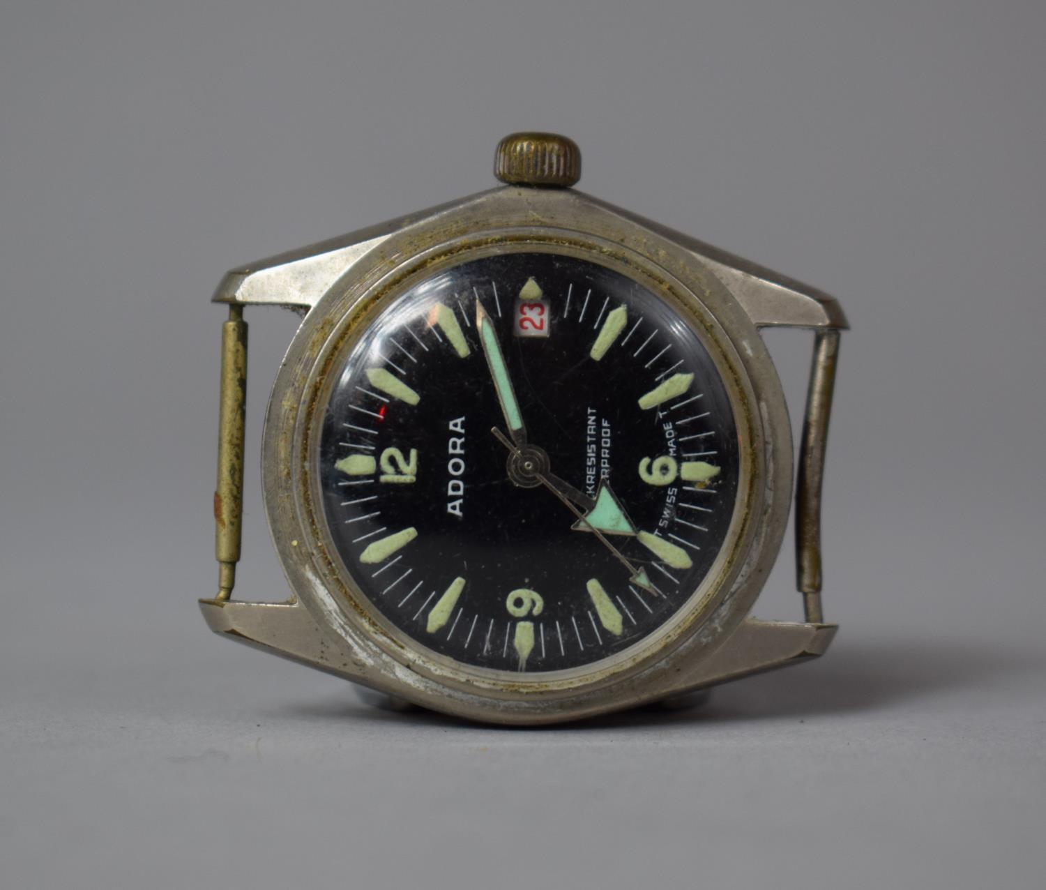 A Vintage Adora Diver Watch Face