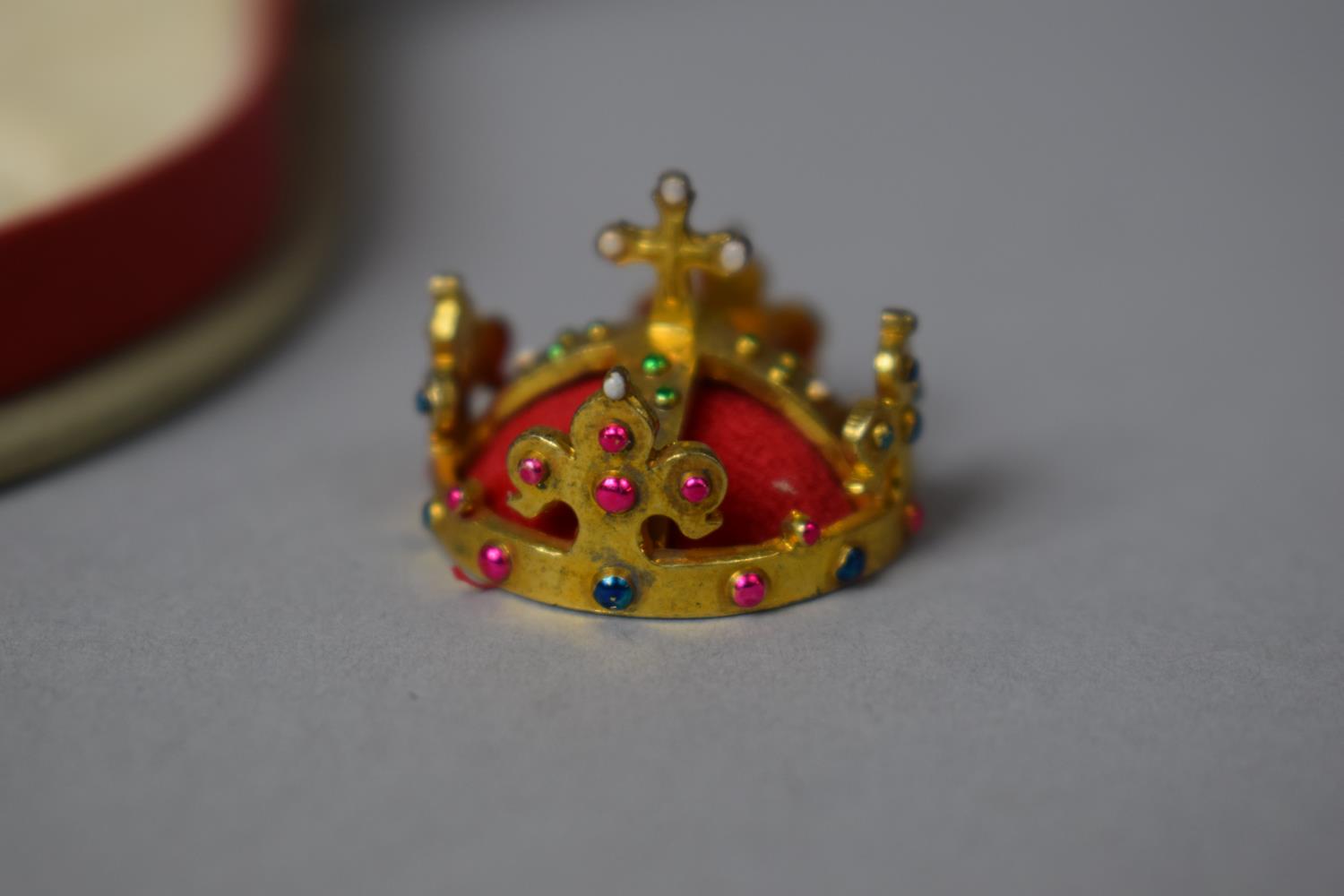 A Boxed Silver Replica of the Crown Jewels of Czechoslovakia by Soluna, c.1960 - Image 4 of 4