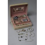 A Collection of Various White Metal and Silver Jewellery Items to Include Rings, Earings,