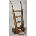 Vintage Wooden and Iron Sack Truck