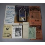 A Collection of Various Printed Ephemera to Include Market Deeping Railway Prospectus, Wings 1930