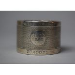 A Silver Napkin Ring Trophy for Tug of War, Monogrammed and Engraved H.A.H.S 1935, Stoots with