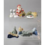 A Collection of Boxed Collectors Club Wade Figures to Include Father Christmas, Shells, Train,