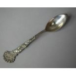 A Tiffany & Co Sterling Silver Feeding Spoon, with Import Marks for Albert William Feavearyear,