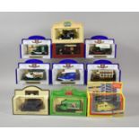 A Collection of Ten Boxed Diecast Model Vans to Include LLedo Bassetts, Flowershow, Only Fools and