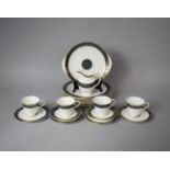 A Part Set of Royal Doulton Carlyle Pattern Dinner and Teawares (Seconds) to Comprise Four