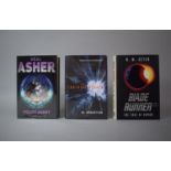 A Collection of Three Hardback First Edition Novels to Include Blade Runner The Edge of Human by H W