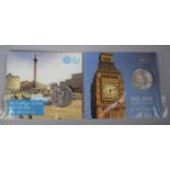 Two Royal Mint Fine Silver £100 Coins, 'The Trafalgar Square 2016' and 'Big Ben 2015'