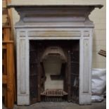 A Cast Iron Fireplace Surround