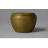 A Small Bronze Pot, with Character Mark to Base, 4cms High