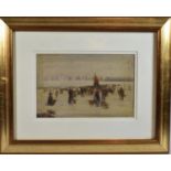 A Late 19th/Early 20th Century Gilt Framed English School Watercolour on Paper After E Percival,