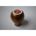 An MG Walnut Gear Shift Knob, 6.2 Cms High