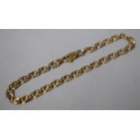 A 9ct Gold Chain Bracelet, 4.2gms