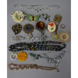 A Collection of Vintage Costume Jewellery, Mainly Brooches to include Example By Jewelcraft