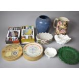 A Collection of Various Ceramics to Include Gourmet Cheese Cased Plate Set, Coffee Cans and Saucers,