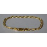 A 9ct Gold Bracelet with Lobster Clasp, 7.7gms