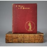 A 1885 Illustrated Cushioned Bound Volume of L'allegro Il Penseroso by John Milton Together with a