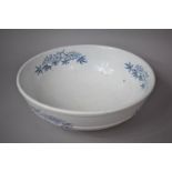 A Late 19th/Early 20th Century Washbowl with Transfer Printed Floral Decoration, 29cms Wide