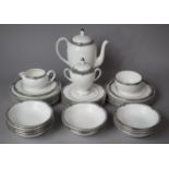 A Wedgwood Amherst Pattern Part Breakfast Set to Comprise Twelve Side Plates, Twelve Small Plates,