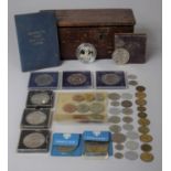A Collection of Various British Crowns, Festival of Britain Medal, Various First Decimal Coins