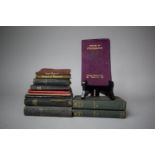 A Collection of Miniature Books to Include Three Sued Bound Examples of Poems of Pleasure, Omar