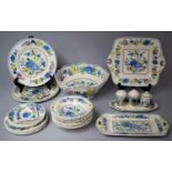 A Collection of 26 Pieces of Masons Regency Pattern Ceramics to include Serving Bowls, Smaller