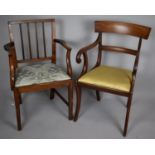 Two Carvers Chairs